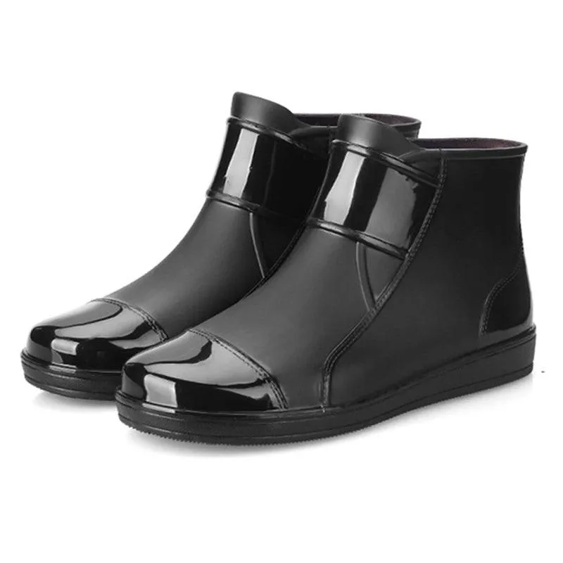 Men Short Tube Labor Protection Rain Boots