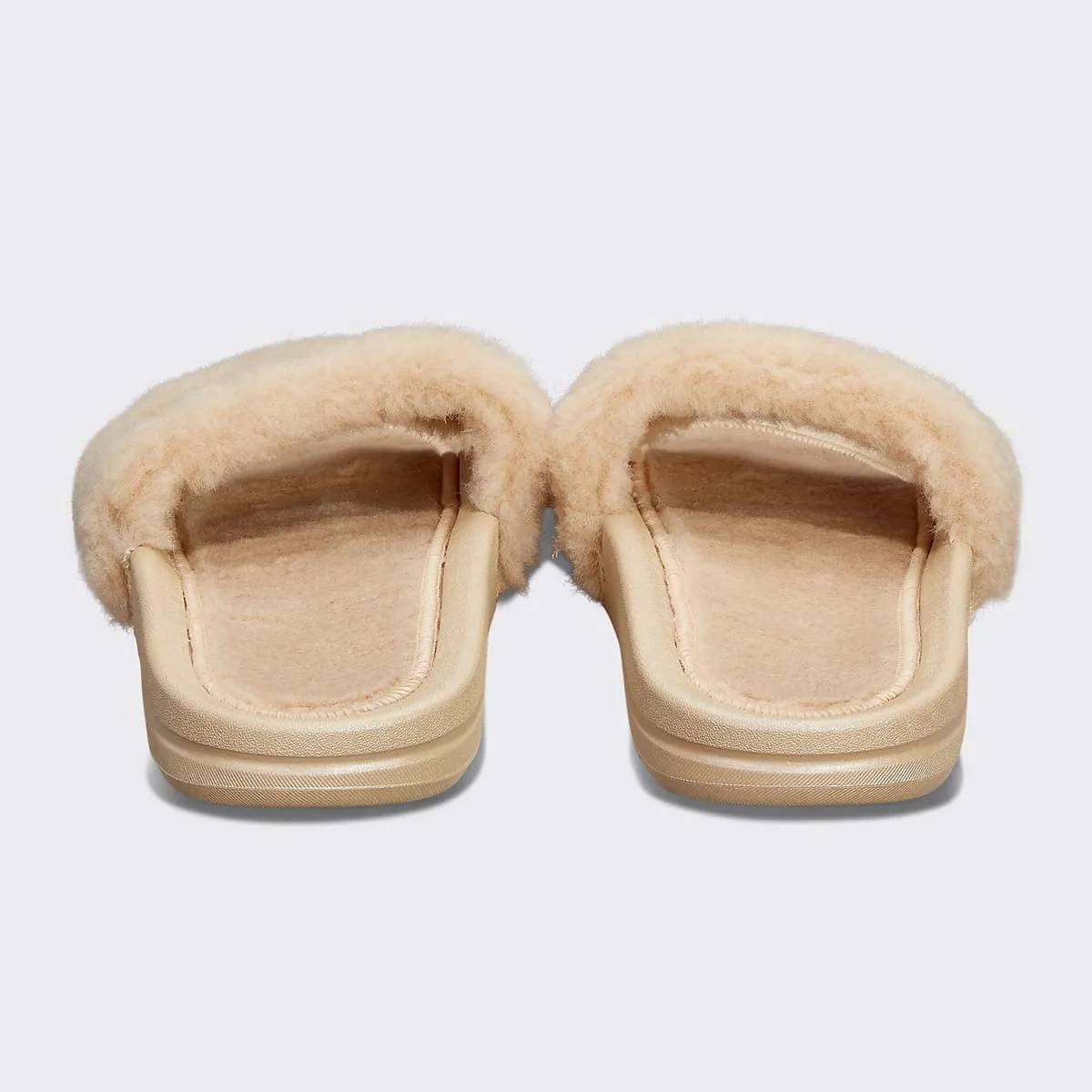 Men's Shearling Slide Champagne