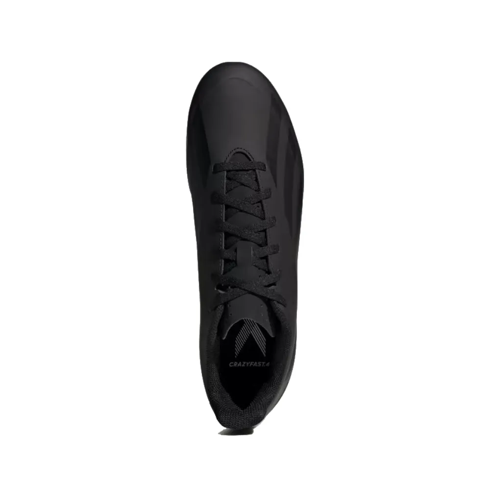 Men's X Crazyfast.4 Flexible Ground Football Shoe (Core Black/Core Black/Core Black)