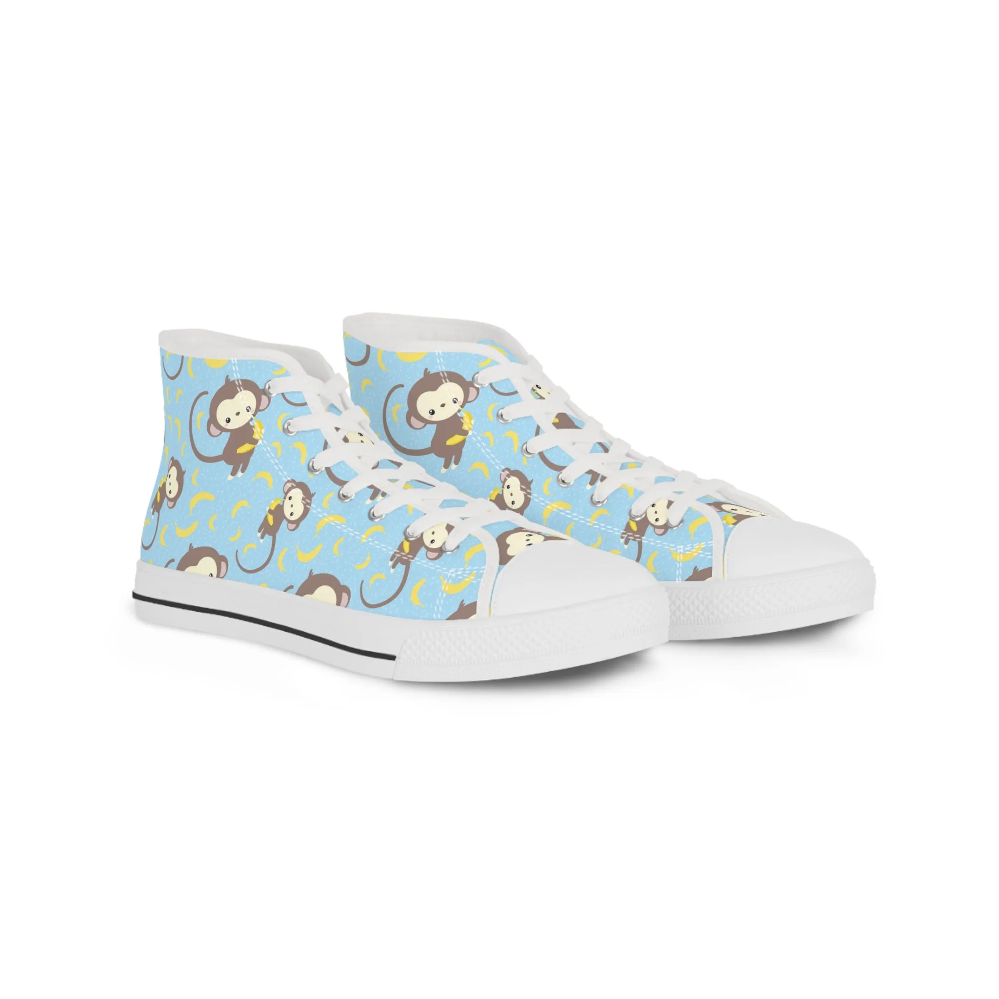 Monkey and Banana Men's High Top Sneakers