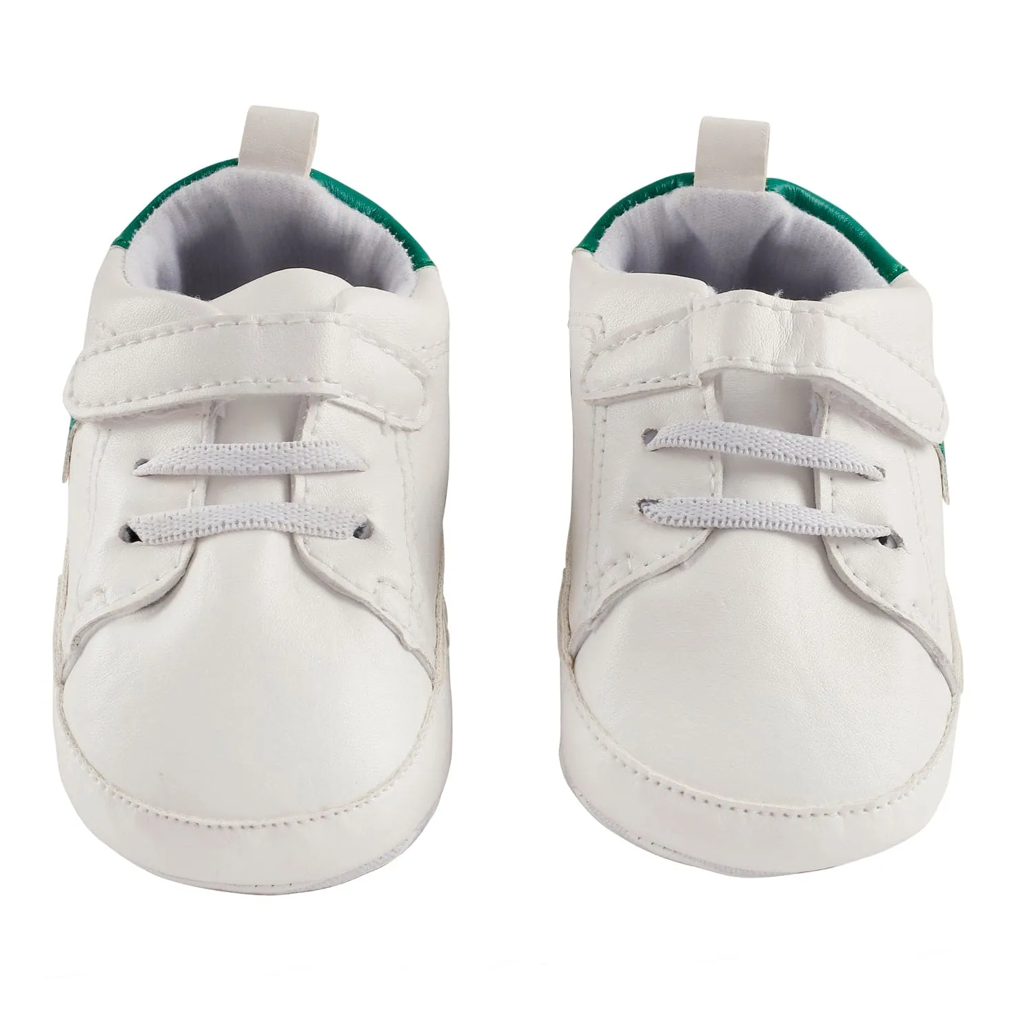 My Star White And Green Casual Booties