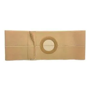 Nu-Form Beige Support Belt 2-5/8" x 3-1/8" Center Belt Ring 4" Wide 32" - 35" Waist Medium