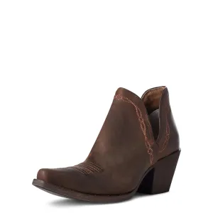 On Sale Ariat Weathered Brown Encore Western Fashion Snip Toe Bootie for Women