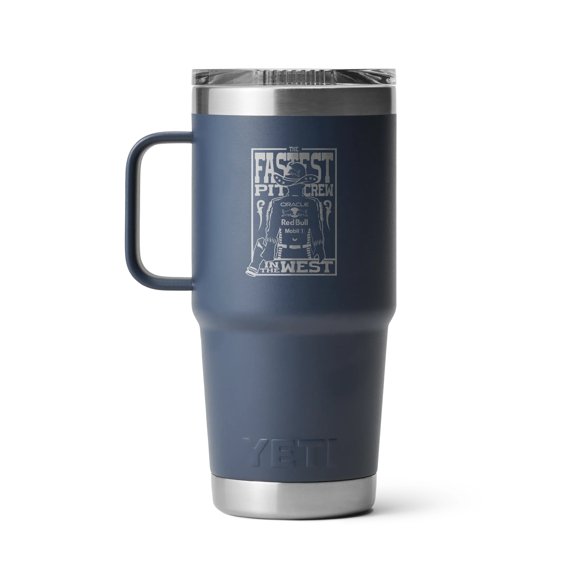 Oracle Red Bull Racing Rambler® 20 oz (591 ml) Travel Mug - Fastest Pit Crew