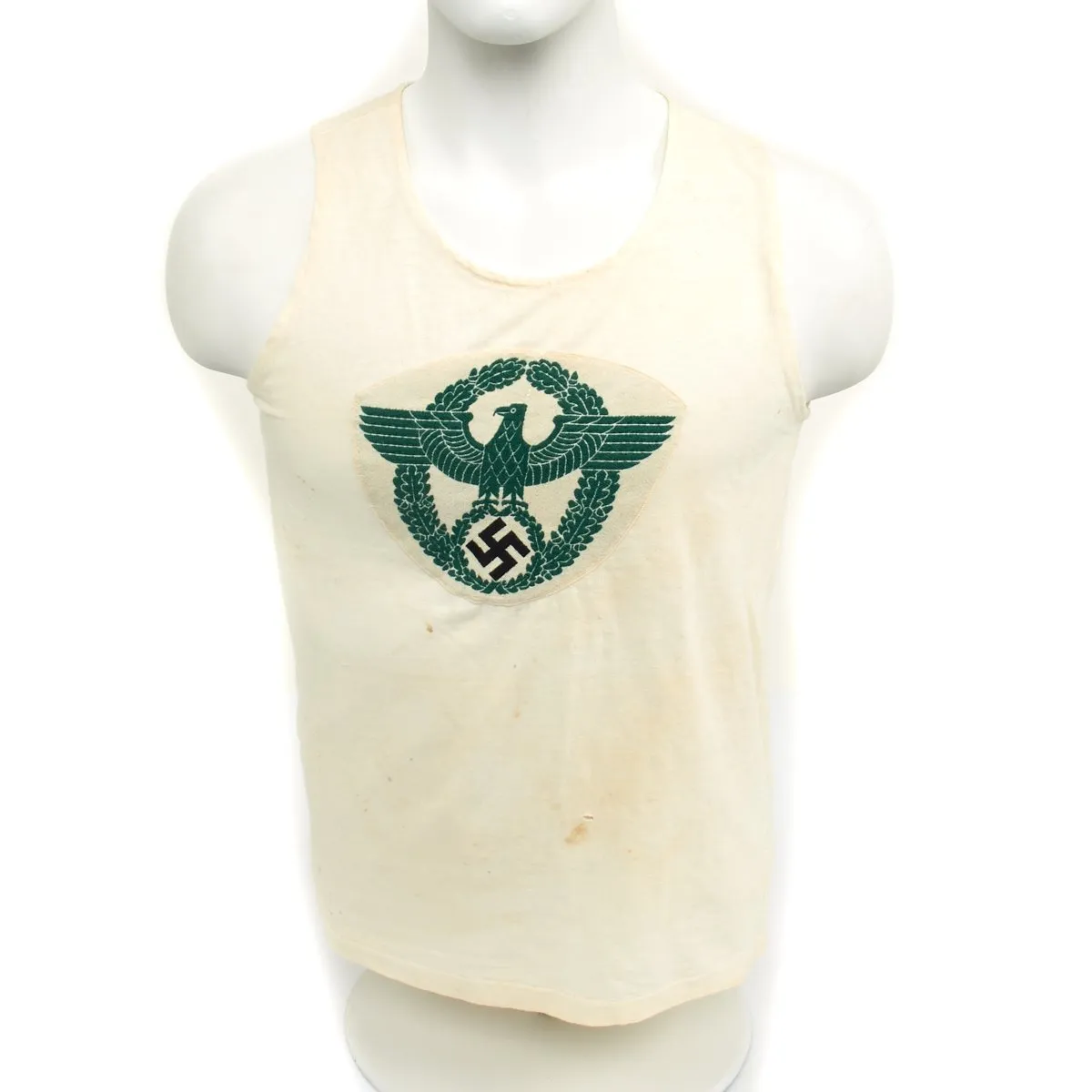 Original German WWII Polizei M35 Sports Shirt - Dated 1940