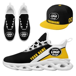 Personalized Combo Offer, Custom Trendy Shoes, and Hat, Baseball Special Gift