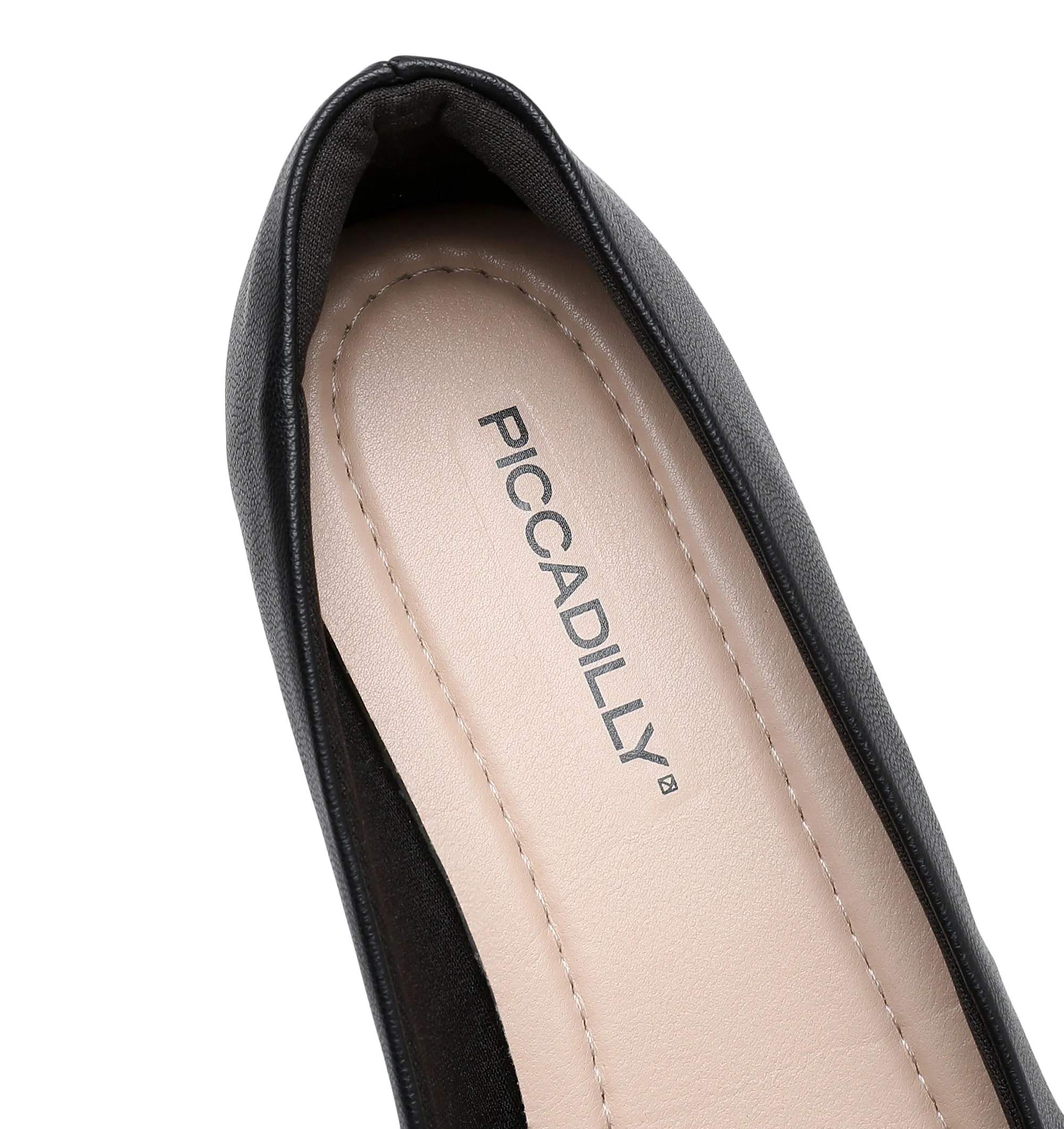 "Graceful Comfort with Black Ballet Flat Shoes" (250.132)