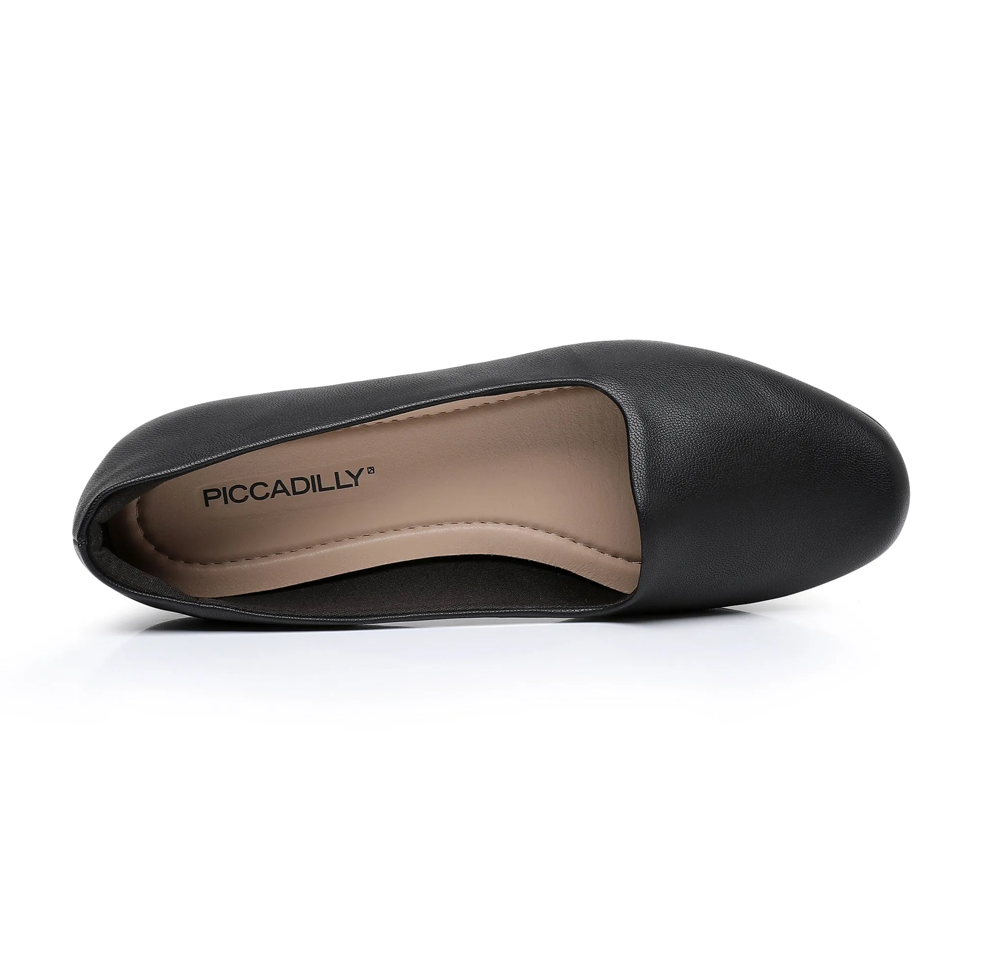 "Graceful Comfort with Black Ballet Flat Shoes" (250.132)