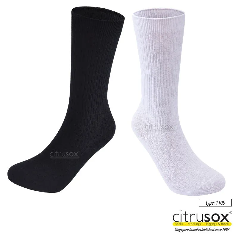 Ribbed Mid-Calf Socks