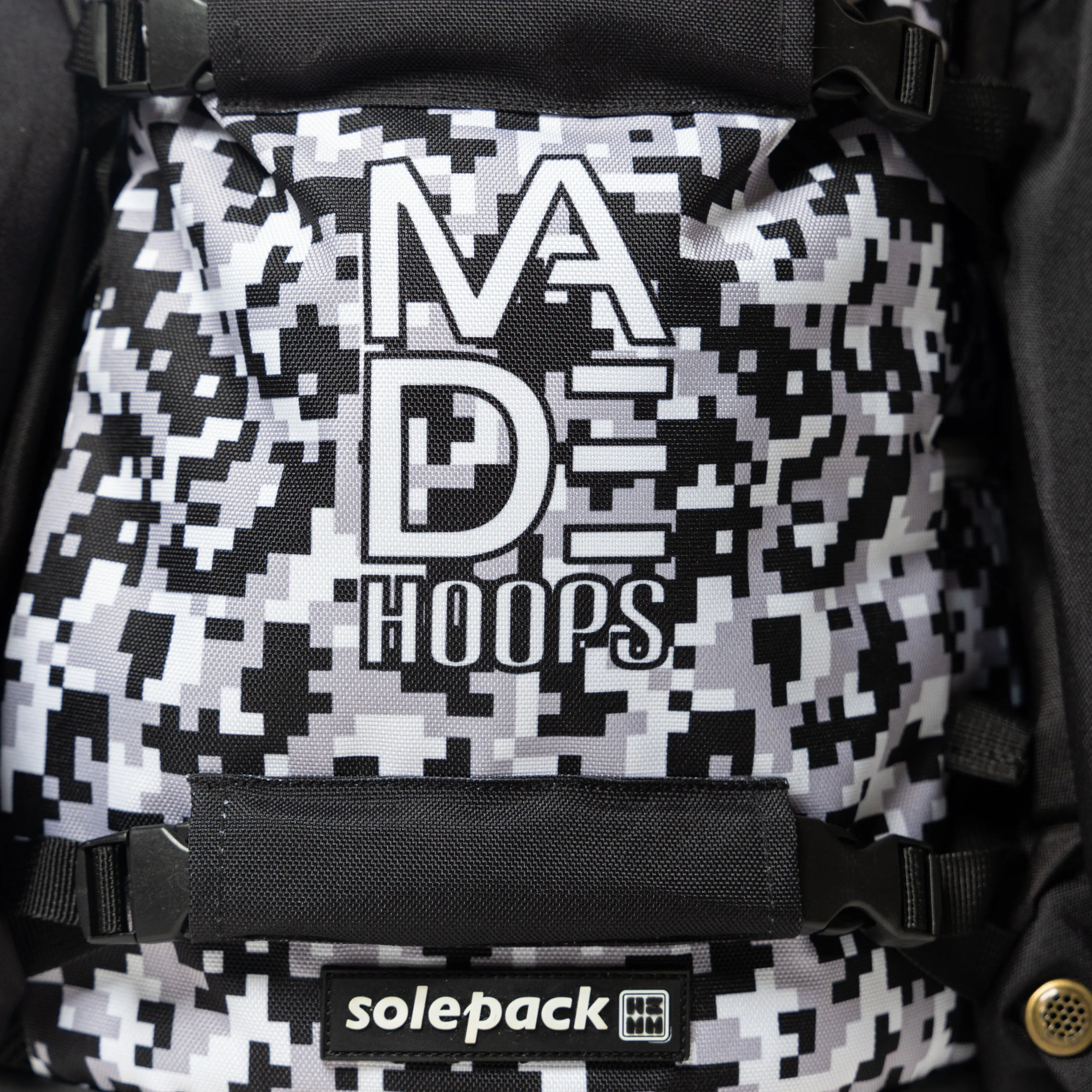 SOLEPACK x MADE HOOPS BACKPACK | DIGI CAMO GREY