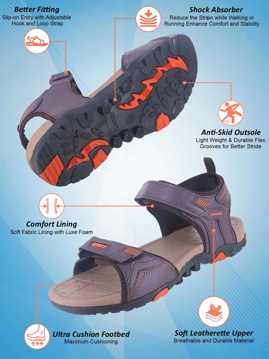 SPARX Sandals for men SS 646