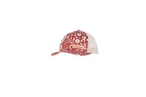 STS Ranchwear Womens Paisley Script Patch Pink Cotton Blend Baseball Cap Hat