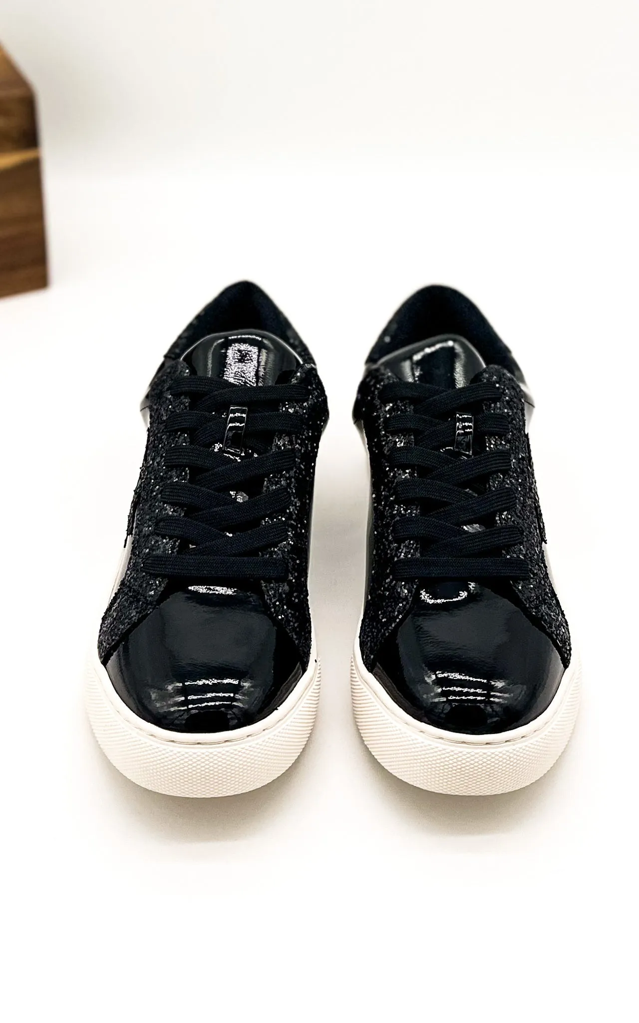 Supernova Sneaker in Black Patent