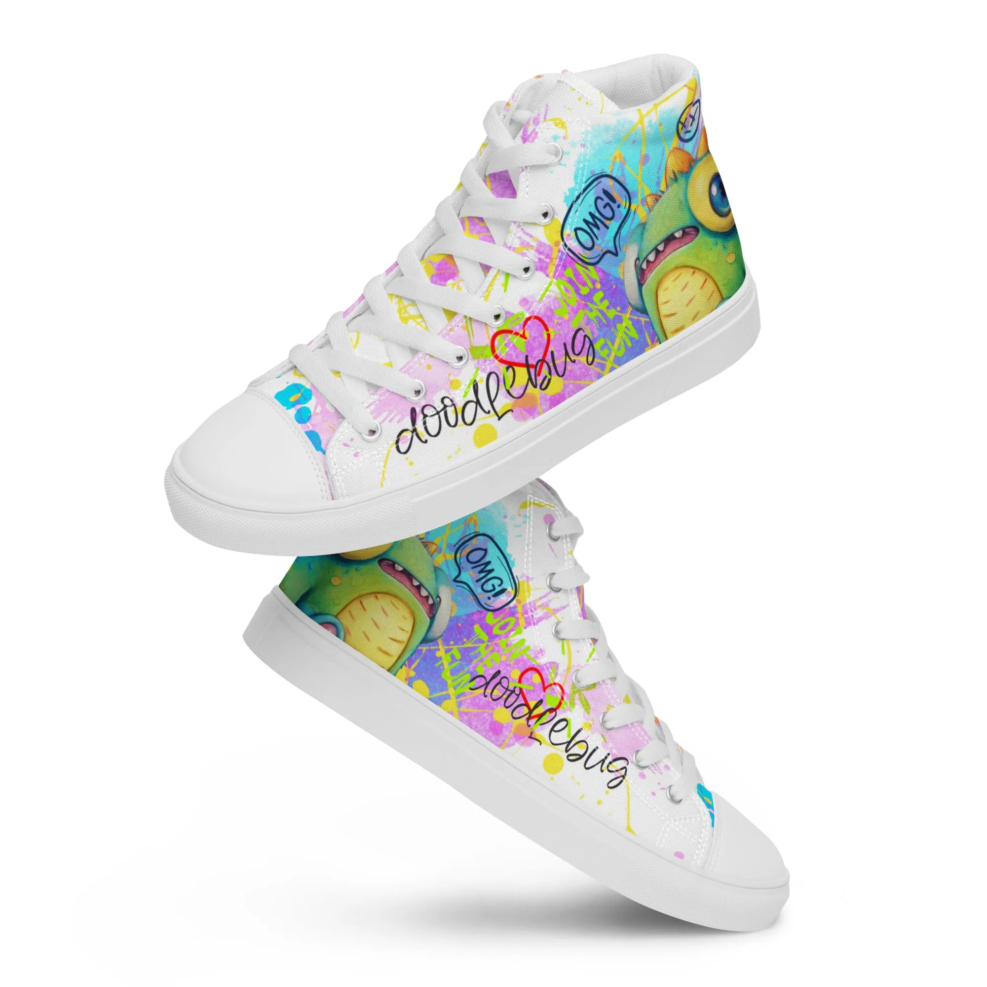 Unisex High Top Sneakers - Doodlebug