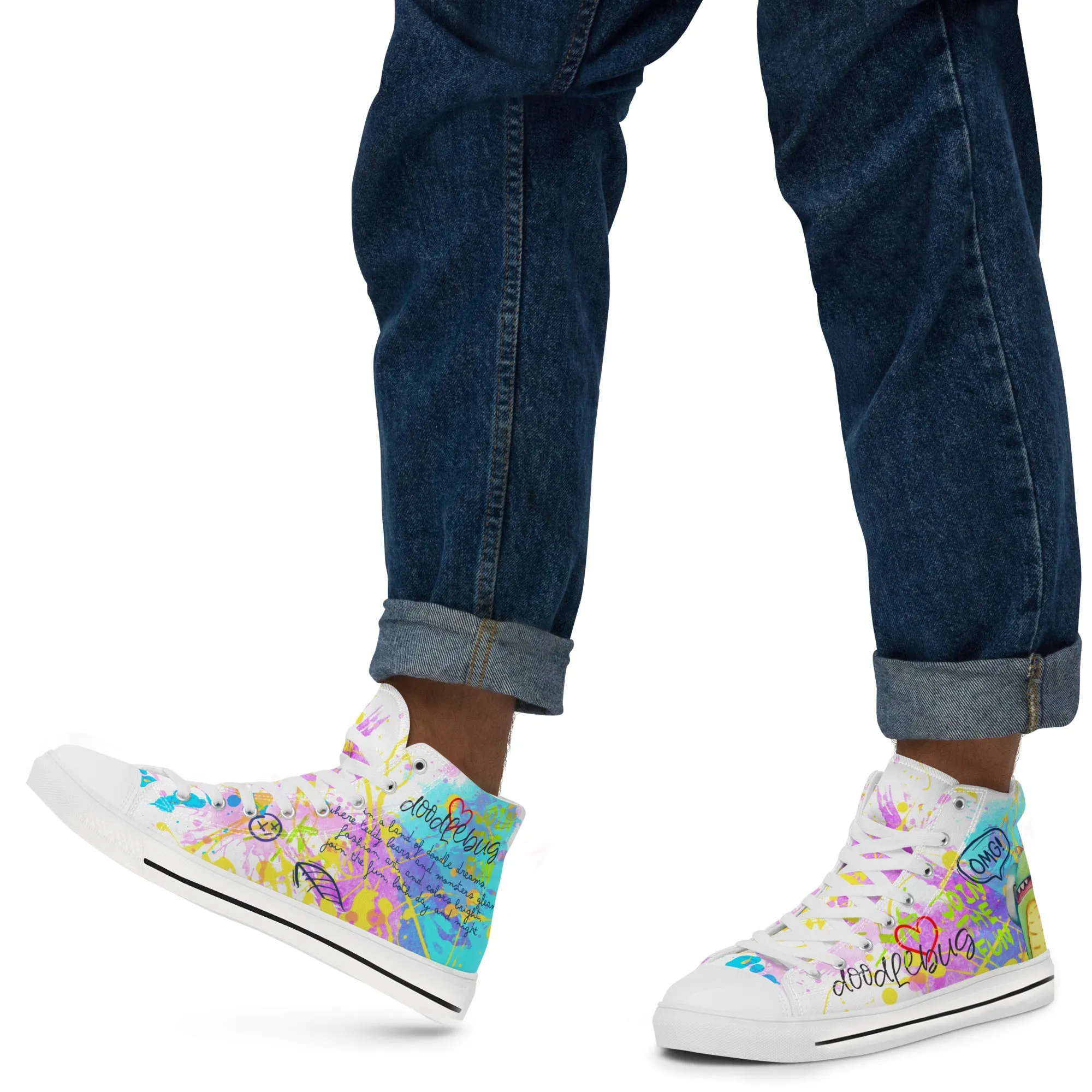 Unisex High Top Sneakers - Doodlebug